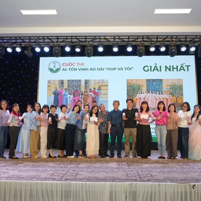 Khi AI kể chuyện áo dài: Điểm đột phá trong tuần lễ áo dài 2026 tại Trường Đại học Dược Hà Nội